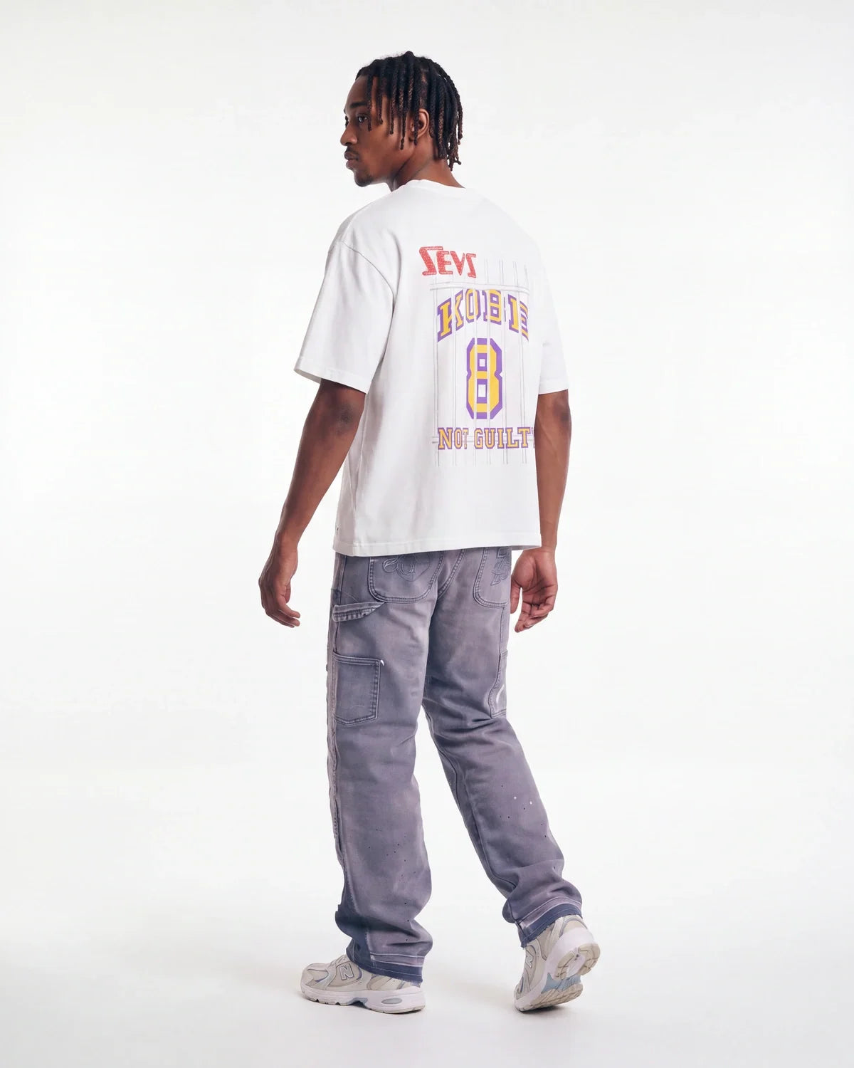 Triple Sevens x Sniper Gang Flared Denim Grey/Blue