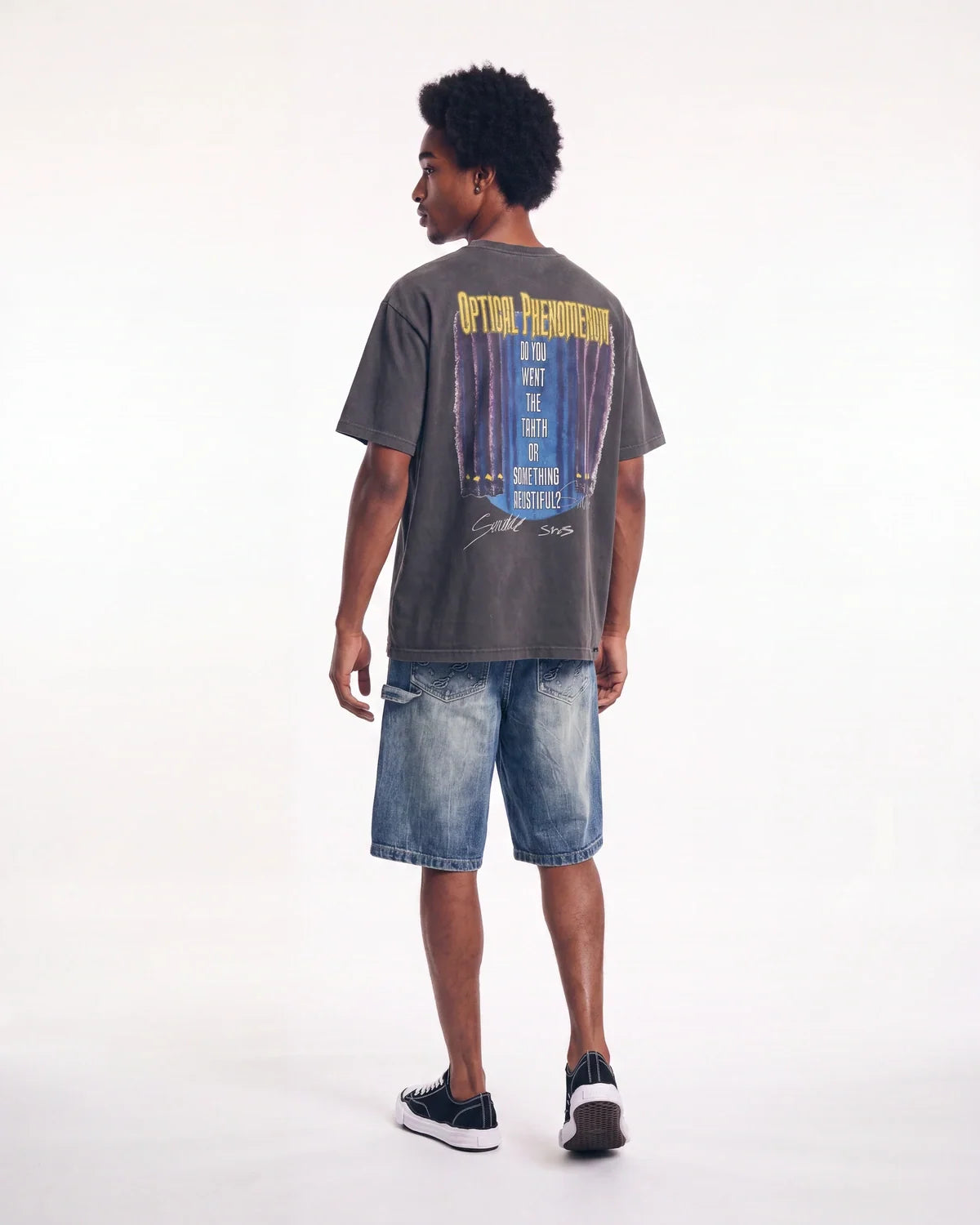 Triple Sevens Optical Tee Black