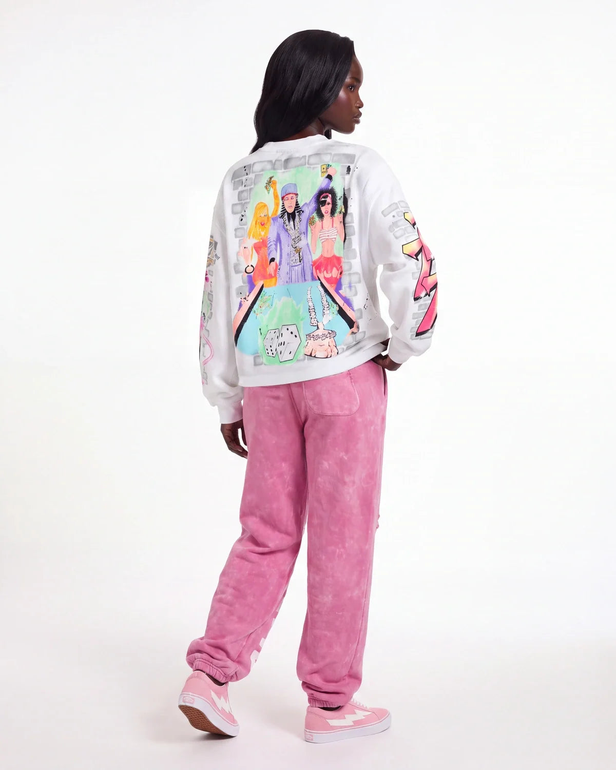 Triple Sevens Player L/S Tee White