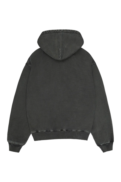 Broken Planet Basics Washed Soot Black Hoodie