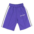 Palm Angels Classic Track Shorts - Purple/White