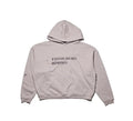 Enfants Riches Déprimés Distressed Text Logo Hoodie - Light Grey