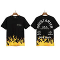 Palm Angels Firestarter Flame Graphic T-Shirt - Black