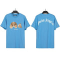 Palm Angels Headless Bear Graphic T-Shirt - Bright Blue