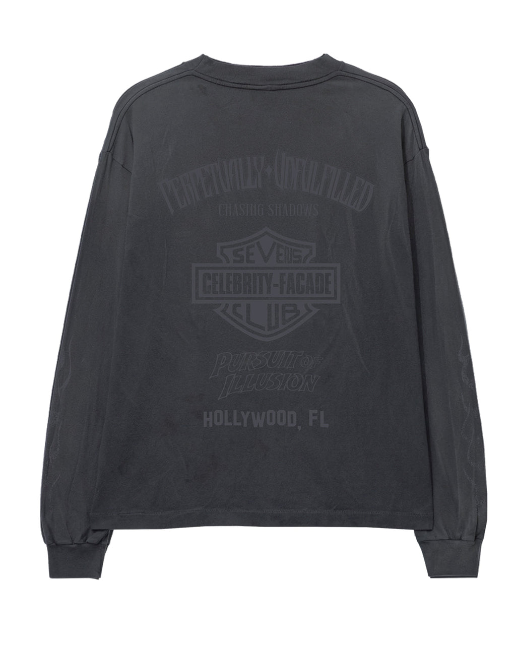 Triple Sevens Harley L/S Tee Black
