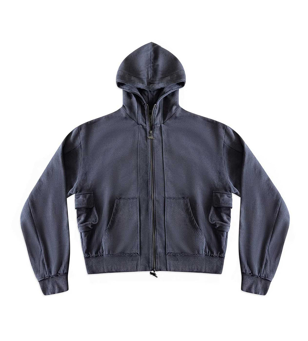 Triple Sevens Black Utility Zip Up