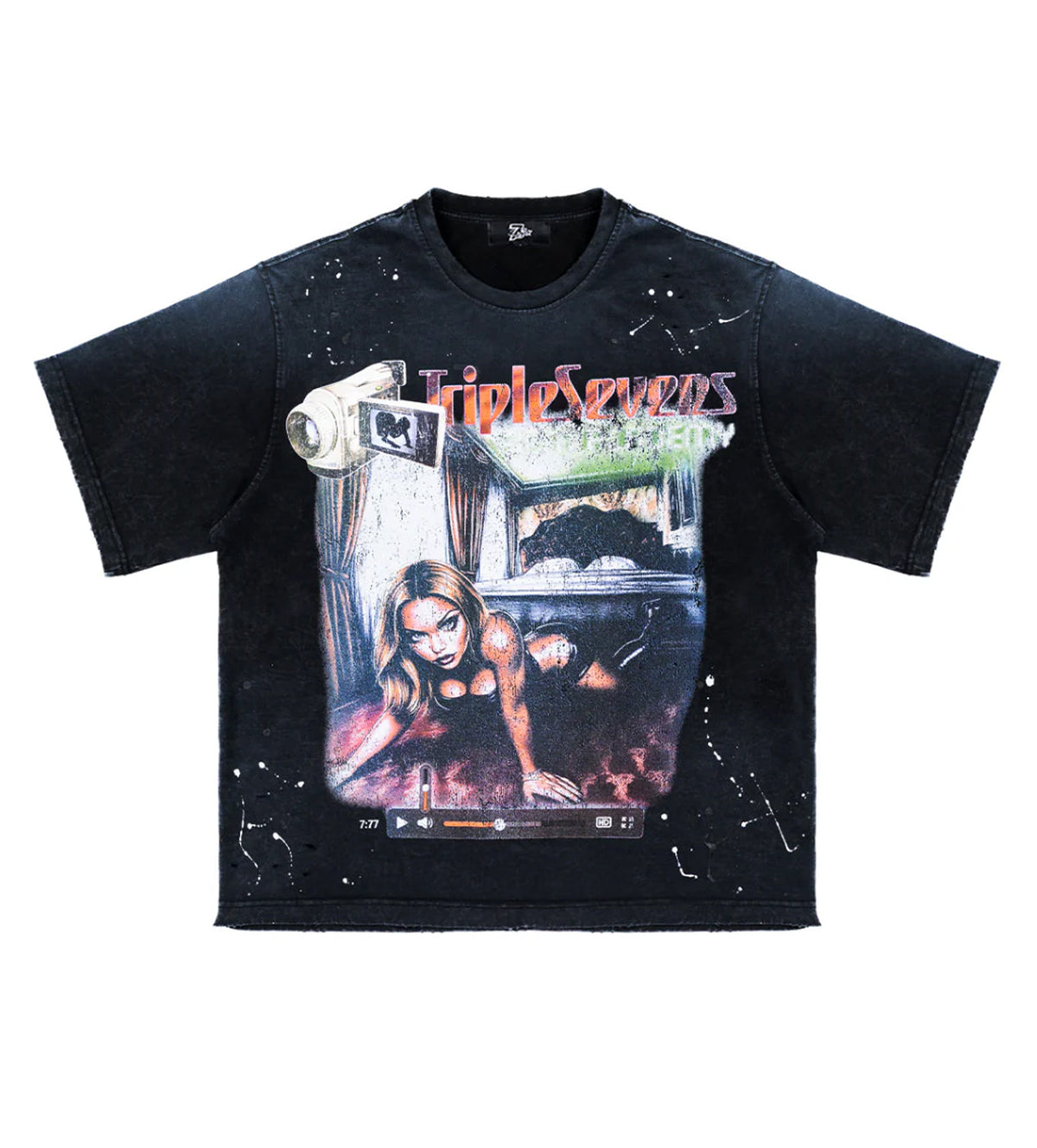 Triple Sevens Filmstar Tee Black