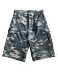 Triple Sevens Leather Camo Shorts Green