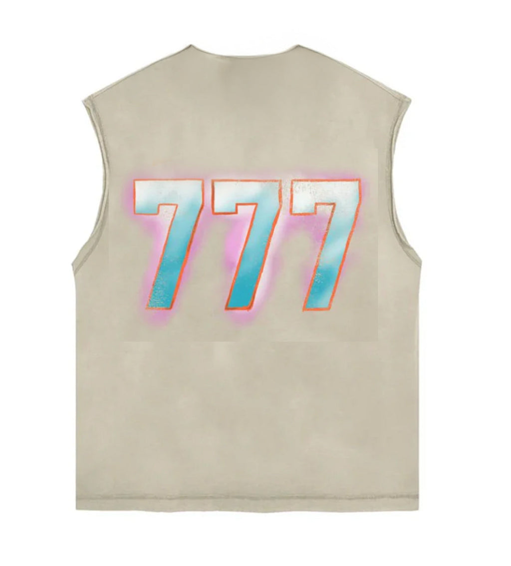 Triple Sevens NFL Sleeveless Tee Cream
