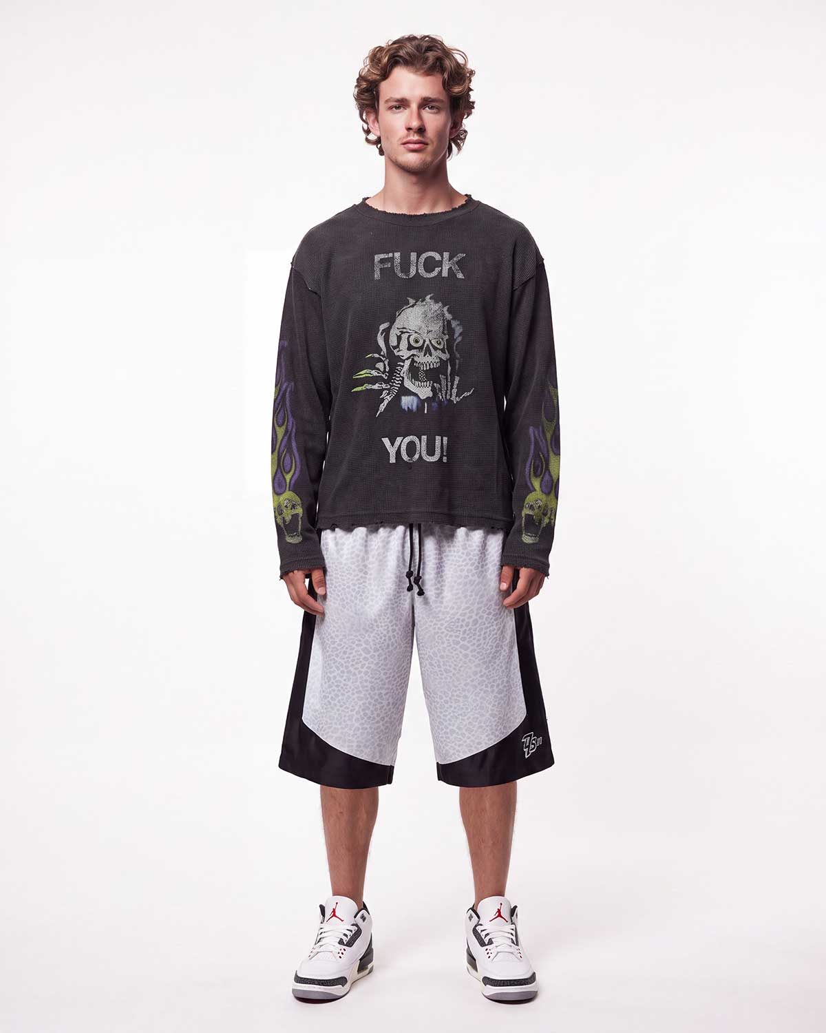 Triple Sevens Lounge Shorts Grey