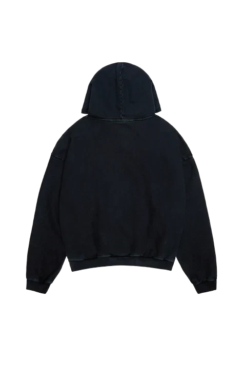 Broken Planet Hoodie Basics Washed Midnight Black